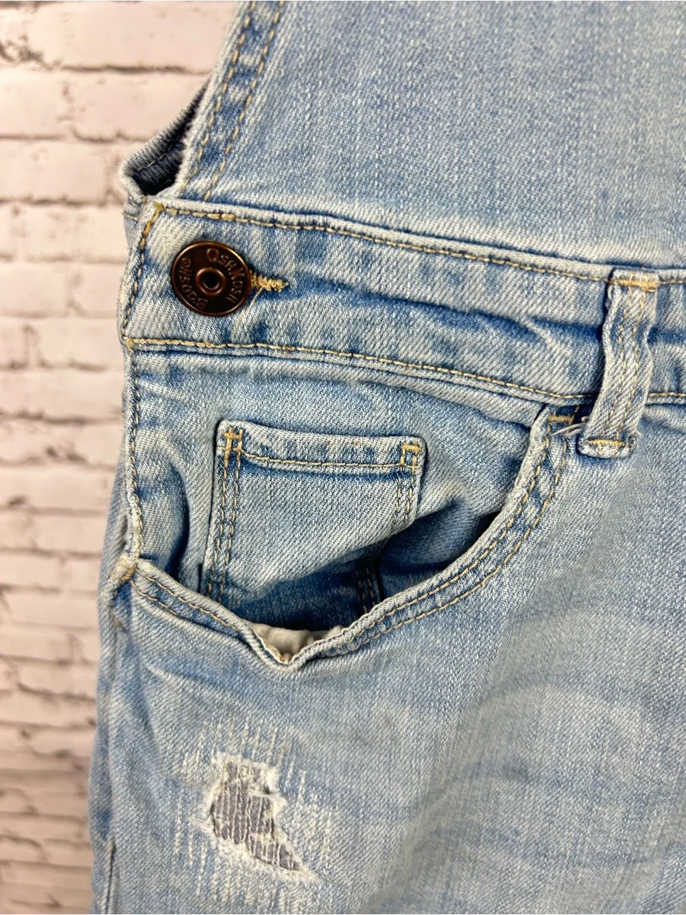 OshKosh B'gosh | Kids Light Blue Denim Overalls size 12